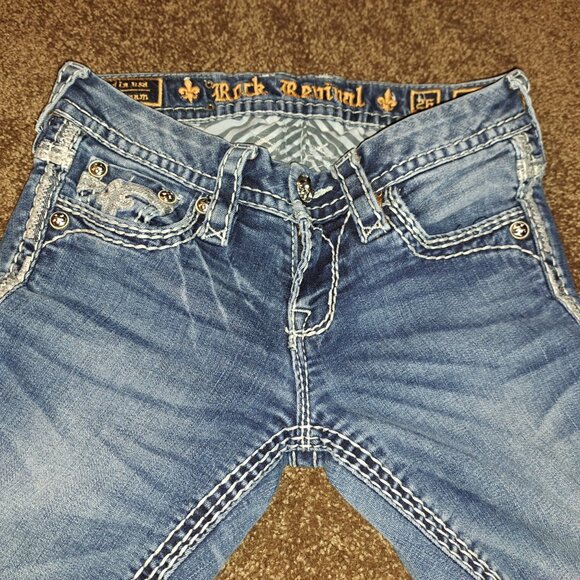 Rock Revival Hana Skinny Stretch Jean size 26 - Picture 9 of 16